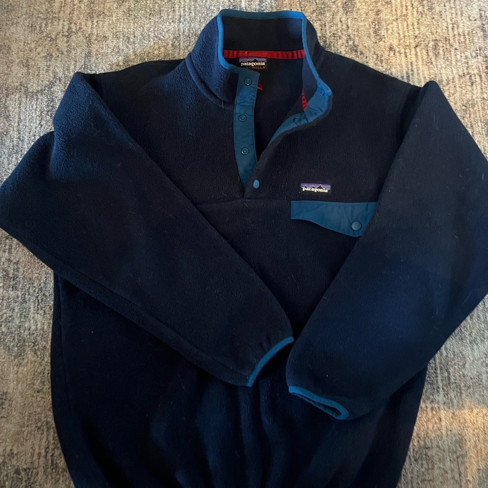 Patagonia Dark Blue Snap-T Fleece